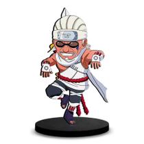 Totem Médio Boneco Naruto Killer Bee 14cm + Base