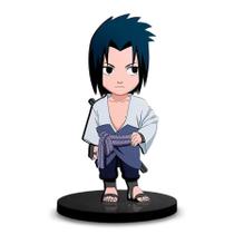 Totem Médio Boneco Naruto Sasuke Uchiha 14cm + Base