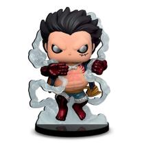 Totem Médio Boneco One Piece - Luffy Gear Fourth 14cm + Base - ShopC