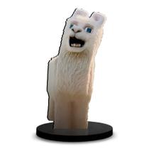 Totem Médio Lhama Minecraft - 14cm + Base