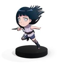 Totem Pequeno Boneco Naruto Hinata 7cm + Base