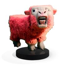 Totem Pequeno Ovelha Minecraft 7cm + Base
