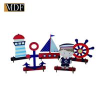Totens de Mesa Marinheiro Kit com 5 Displays Aniversário Mdf Adesivado