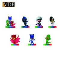 Totens de Mesa Pijaminhas Kit com 7 Displays Aniversário Mdf Adesivado