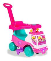 Totoka Plus Menina Carrinho Infantil Bebe C/ Empurrador Rosa