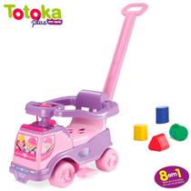 Totoka Plus Menina Triciclo Infantil C/ Empurrador e Sons