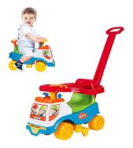 Totoka Plus Menino Triciclo Infantil Bebe C/ Empurrador Azul - Cardoso Toys