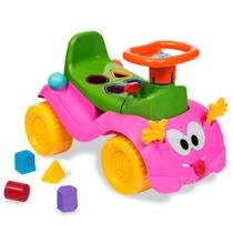 Totokinha C/ Escorregador de Bolinha Andador Motoca Triciclo Infantil Quadriciclo Carrinho P/ Criança - Cardoso Toys