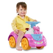 Totokinha Elly Rosa Didática com Boneco de Vinil Motoca Criança Bebê Com peças Para Brincar Totokinha Elly Rosa Didática com Boneco de Vinil Motoca Criança Bebê Com peças Para Brincar