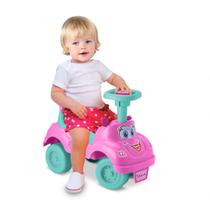 Totokinha Infantil Menina Rosa com buzina, chave e peças
