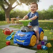 Totokinha Infantil Menino Azul com buzina, chave e peças - Cardoso Toys