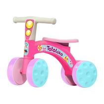 Totoleka Bicicleta De Equilíbrio Sem Pedal Rosa 8019 Cardoso - Cardoso Toys