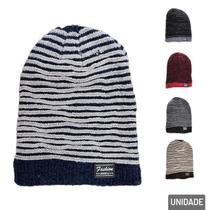 Touca Adulto de Poliéster Felpudo Listras Color - Tudo em Caixa Touca Adulto de Poliéster Felpudo Listras Color - Tudo em Caixa