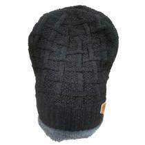 Touca Adulto Unissex Inverno Com Forrado Pelúcia Gorro Proteção Frio