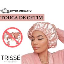Touca Antifrizz de Cetim para Cabelos