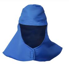 TOUCA ARABE MONDIAL SAFETY EM BRIM SOLDADOR COM tiras autocolantes AZUL ROYAL CA 50464