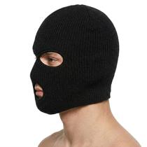 Touca Balaclava Ninja Preto Uv50+ Moto Bike Esporte Unissex
