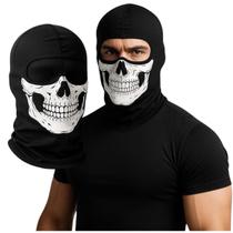 Touca Balaclava Ninja Proteçao UV50+ Térmica Motoqueiro (Esqueleto/ Caveira)