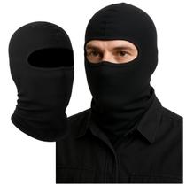 Touca Balaclava Ninja Proteção UV50+ Térmica Motoqueiro (Preto Liso)