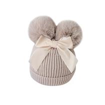Touca Bebe Infantil Pompom Laço Menina 6 Meses A 3 Anos Touca Bebe Infantil Pompom Laço Menina 6 Meses A 3 Anos