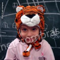 Touca Bicho Pelúcia Tigre Inverno P/ Crianças De 1 A 6 Anos - Robert Twenty-five