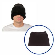 Touca Bolsa Térmica Gel Quente Fria para Enxaqueca Dor de Cabeça Alívio Rápido e Conforto Terapêutico Compressa Ortopédico Relaxante Reutilizável