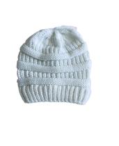 Touca Branca de inverno gorro branco de lã