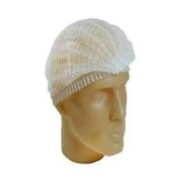 Touca Branca Descartável Sanfonada Com Elástico 100 Unidades