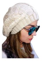Touca Caída Tricô Gorro Boina Beanie Lã Masculina Feminina Macio Quentinho