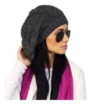 Touca Caída Tricô Gorro Boina Beanie Lã Masculina Feminina Macio Quentinho