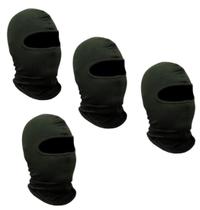 Touca Capuz Balaclava Ninja Verde Moto Motoboy Frio 4 Peças