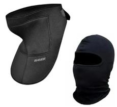 Touca Capuz Balaclava + Protetor Pescoço Moto Proteção Frio