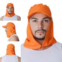 Touca Capuz Brim Arabe Com Aba Proteção Solar Maicol Profissional Touca Capuz Brim Arabe Com Aba Proteção Solar Maicol Profissional
