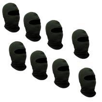 Touca Capuz Ninja Balaclava Verde Moto Motoboy Frio 8 Peças