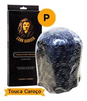 Touca Caroço Para Reflexos Siliconada Leon Barber Tamanho P Cor Transparente