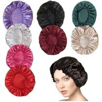 Touca Cetim Anti Frizz Para Dormir Cabelo Cacheado E Liso pegunte as cores disponivel