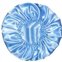 Touca cetim azul