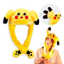 Touca Colorida Anime C Led Gorro Levanta Orelhas