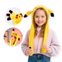 Touca Colorida Anime C Led Gorro Levanta Orelhas