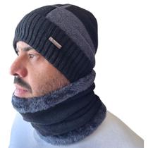 Touca Com Gola Cachecol Forrada Térmica Proteção Inverno Touca Com Gola Cachecol Forrada Térmica Proteção Inverno