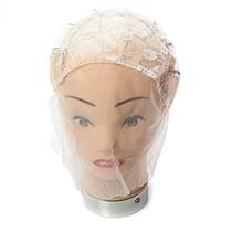 Touca Com Tela Para Confecção De Peruca Front Lace Cor Loiro Touca Com Tela Para Confecção De Peruca Front Lace Cor Loiro
