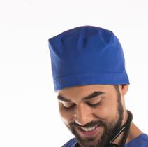 Touca de amarrar em tecido unissex