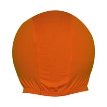 Touca De Banho Esportiva Natação Hidroginástica Laranja Tecido Resistente Fácil De Colocar E Tirar