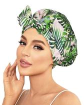 Touca de banho Luvruitaky Luxury reutilizável impermeável para mulheres