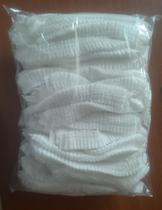 Touca de banho plástica descartável pacote com 100 unidades