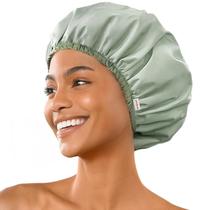 Touca de banho Yanibest de dupla camada impermeável para mulheres Touca de banho Yanibest de dupla camada impermeável para mulheres