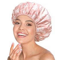 Touca de banho Yanibest reutilizável impermeável para mulheres Touca de banho Yanibest reutilizável impermeável para mulheres