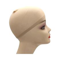 Touca De Cabelo Em Malha Elástica Preta, Marrom E Bege, 2 Peças, Rede Para Cabelo Para Tranças,