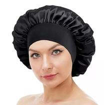 Touca De Cetim Com Faixa Antifrizz Para Dormir Sortido