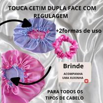 Touca De Cetim Dupla com Regulagem